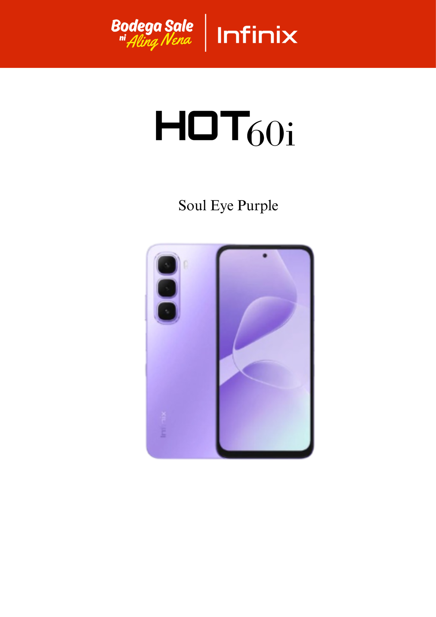 Infinix Hot 60i