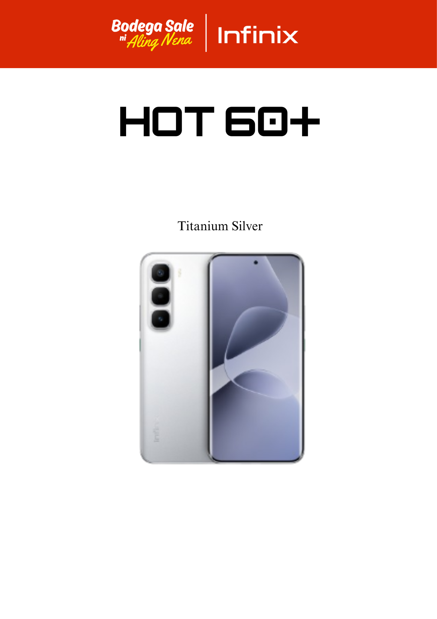 Infinix hot 60+
