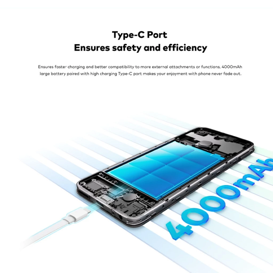 itel A50C 4000mAh battery smartphone